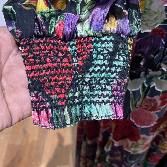 Alice & Olivia Tula Floral-print Devoré-Satin multi-color Tula burnout maxi - Picture 6 of 12